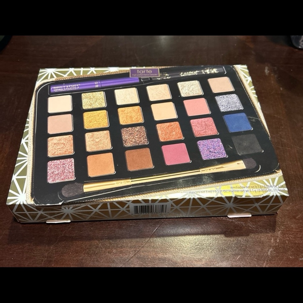 Tarte Gold and Purple Eyeshadow Palette Vibrant Shades